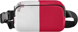 Malta Flag Fanny Pack for Women Waterproof Everywhere Belt Bag Festival Travel Waist Bag
