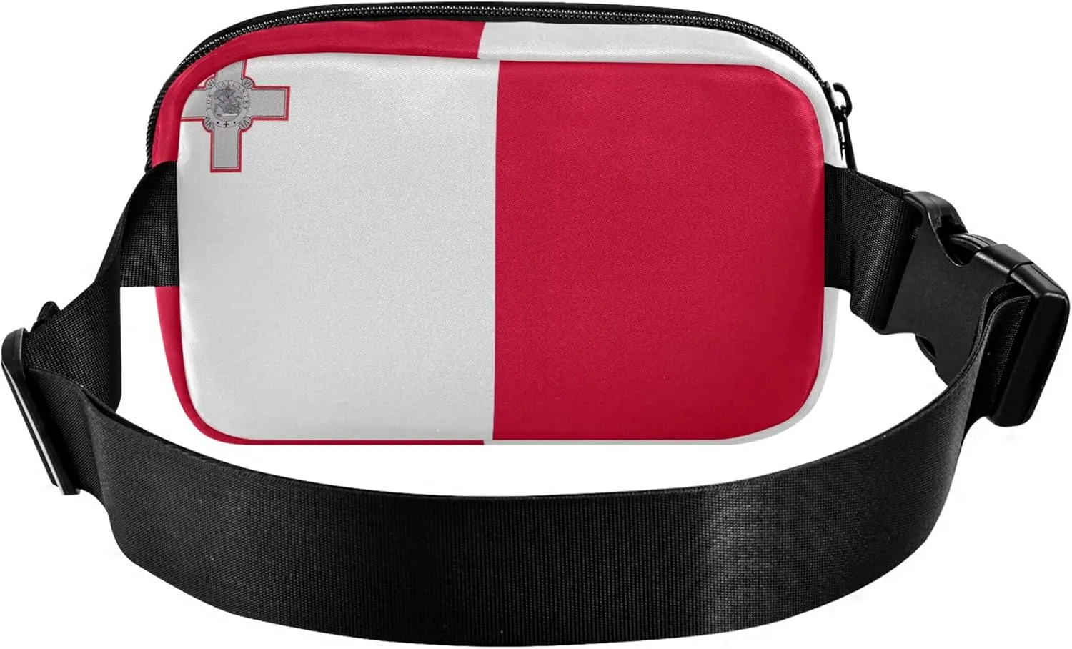 Malta Flag Fanny Pack for Women Waterproof Everywhere Belt Bag Festival Travel Waist Bag