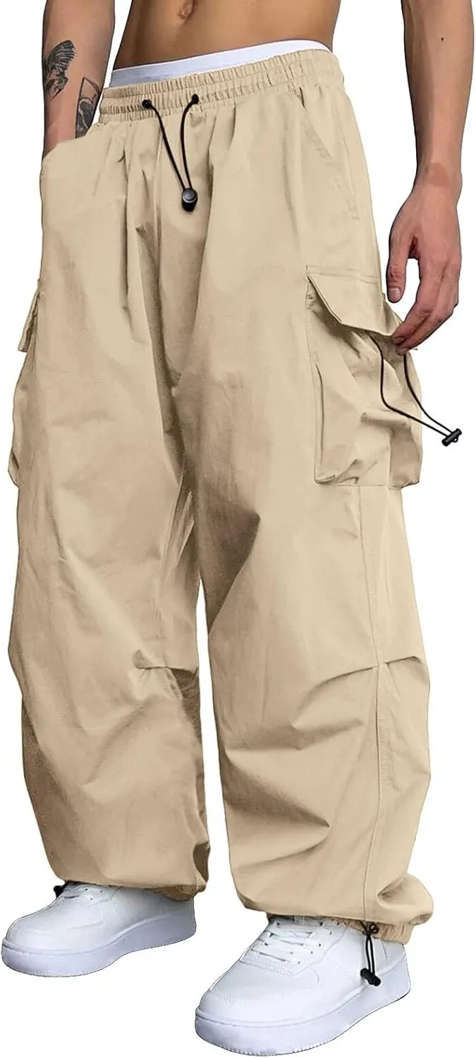 Men Joggers Comfort Fit Joggers Sweatpant with Pockets Running Gym Outdoor Sport Pull-On Pant Soft Jogging
