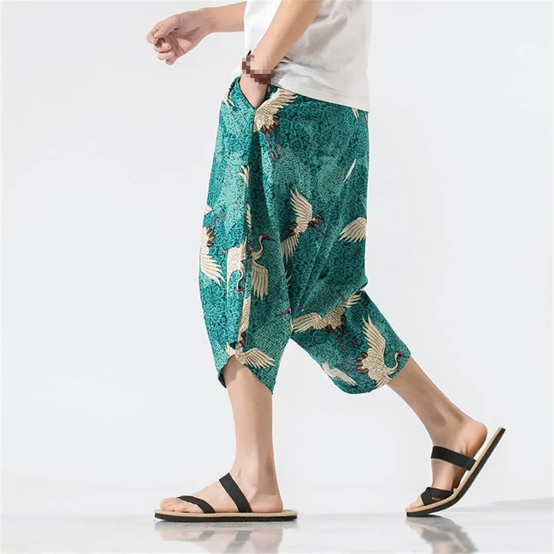 Men's Harem Pants Streetwear Casual Jogging Pants Baggy Sweatpants Harajuku Style Pantalon