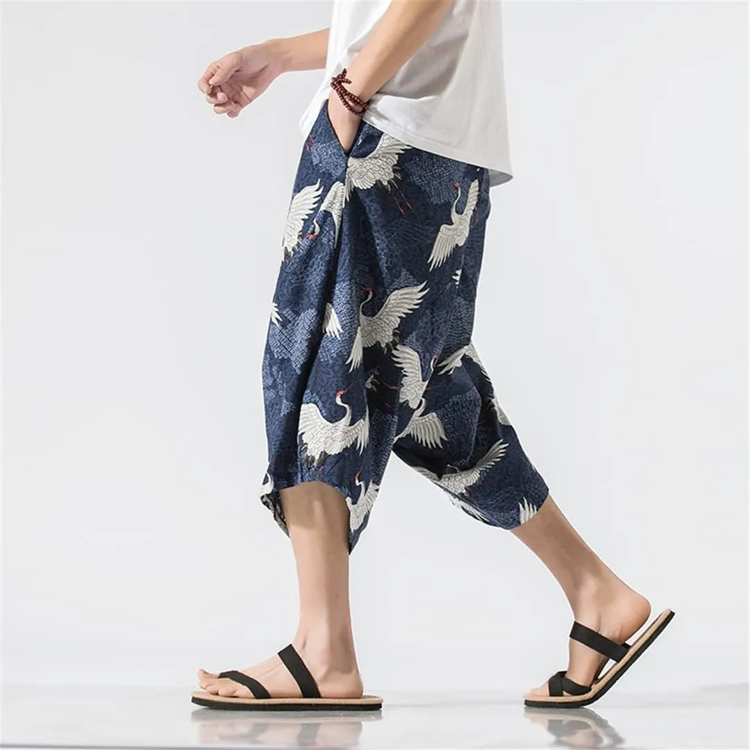 Men's Harem Pants Streetwear Casual Jogging Pants Baggy Sweatpants Harajuku Style Pantalon