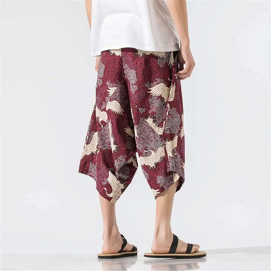 Men's Harem Pants Streetwear Casual Jogging Pants Baggy Sweatpants Harajuku Style Pantalon