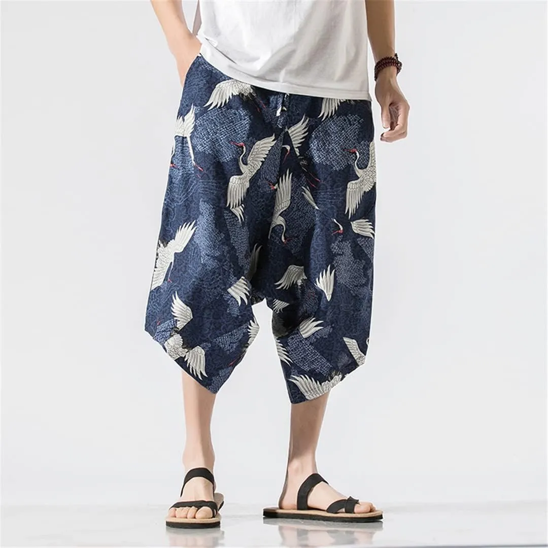 Men's Harem Pants Streetwear Casual Jogging Pants Baggy Sweatpants Harajuku Style Pantalon