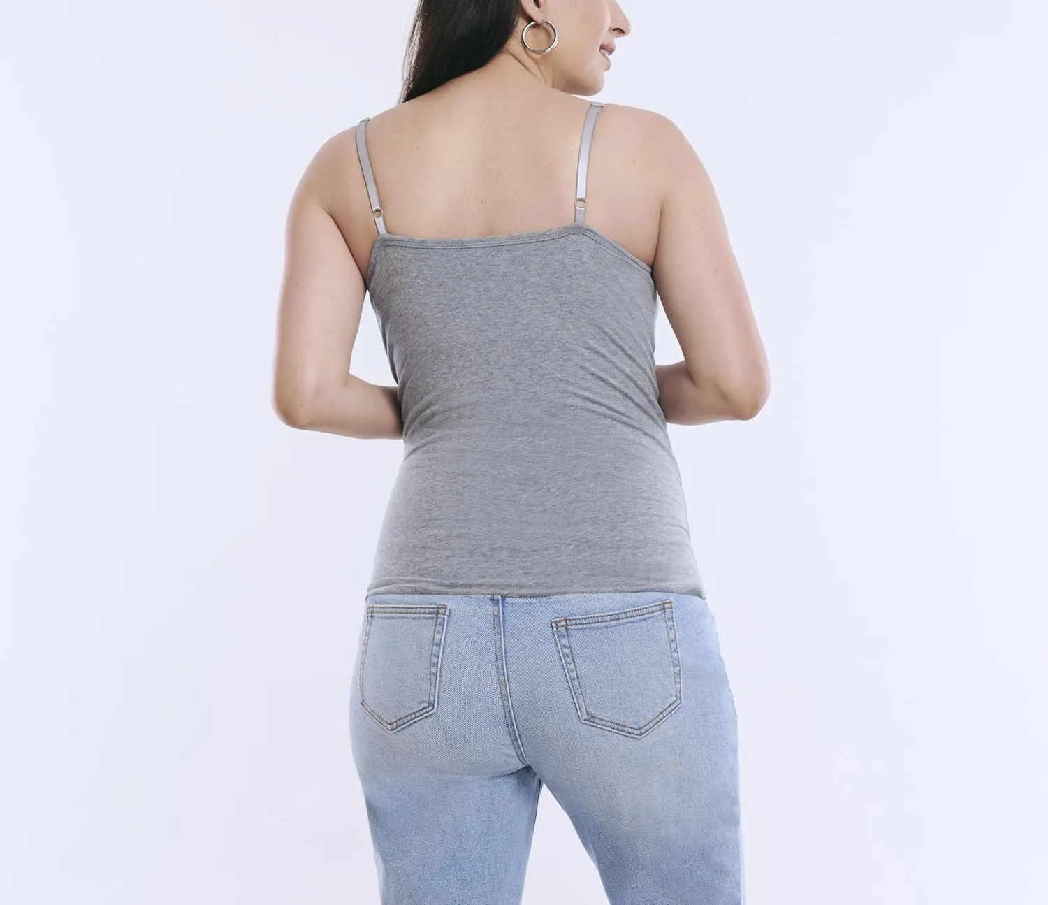 Motherhood Maternity Women's Clip Down Nursing Tank Top Cami with Adjustable Straps for Breastfeeding