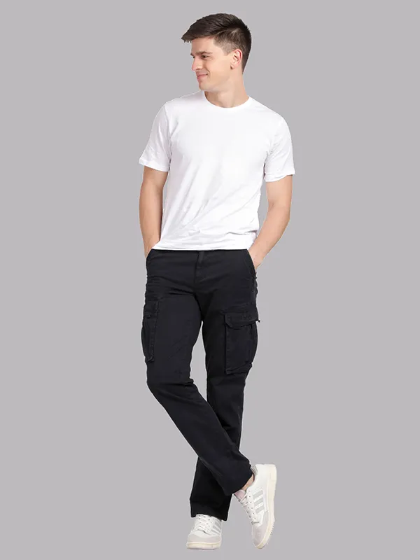Overdyed Vintage Explorer Cargo Pants - Midnight Black