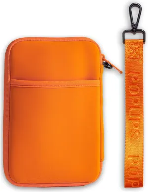 Passport Travel Wallet for Women - Large Multiple Document Organizer and Holder with Wristlet - Burnt Orange