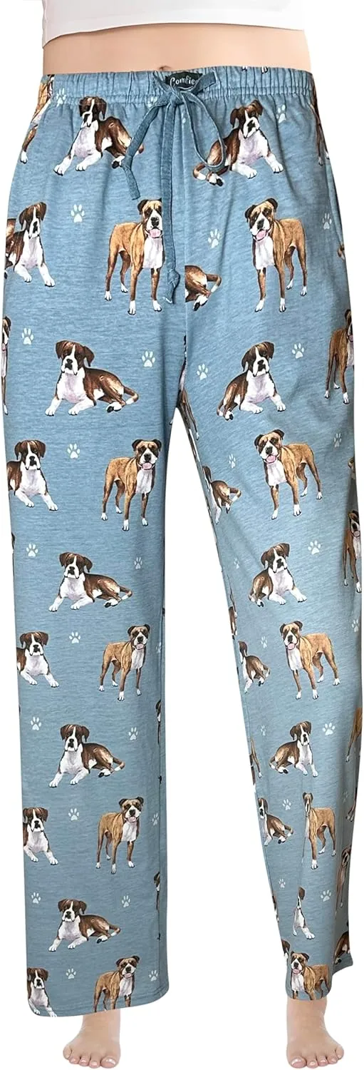 Pet Lover Pajama Pants  New Cotton Blend - All Season - Comfort Fit Lounge Pants for Women and Men - 27 Breeds Available