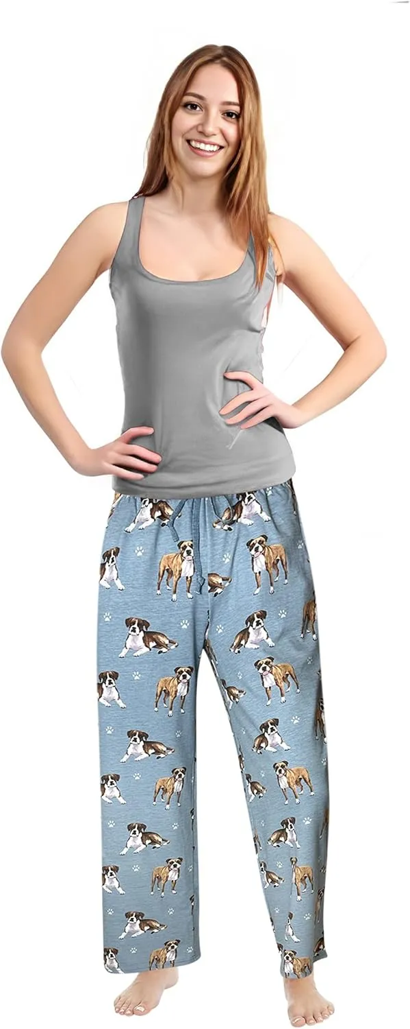 Pet Lover Pajama Pants  New Cotton Blend - All Season - Comfort Fit Lounge Pants for Women and Men - 27 Breeds Available