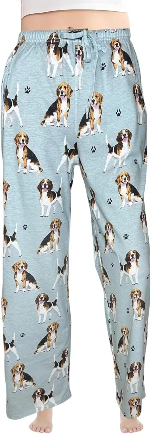 Pet Lover Pajama Pants  New Cotton Blend - All Season - Comfort Fit Lounge Pants for Women and Men - 27 Breeds Available