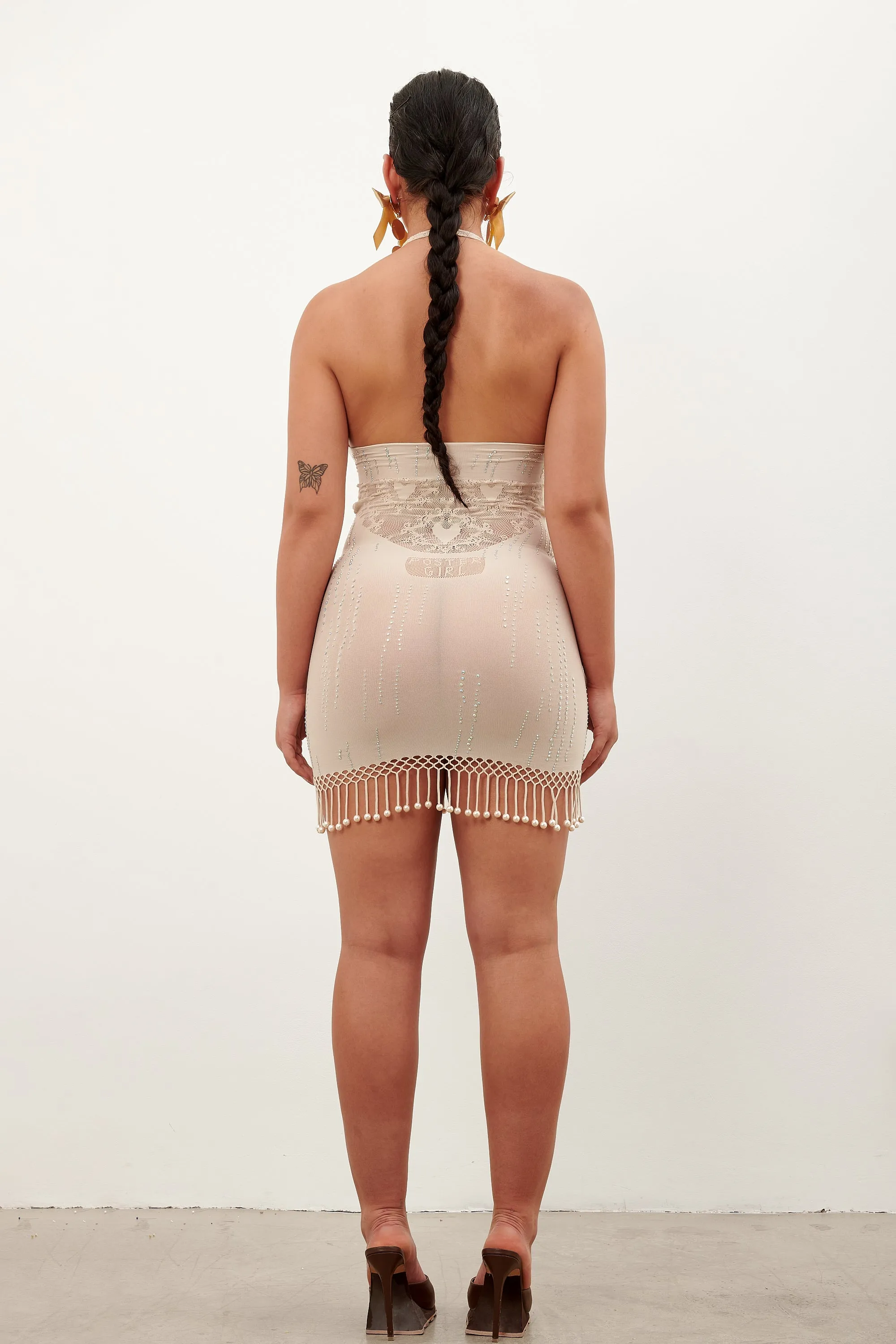 Poseidon Dress Oyster