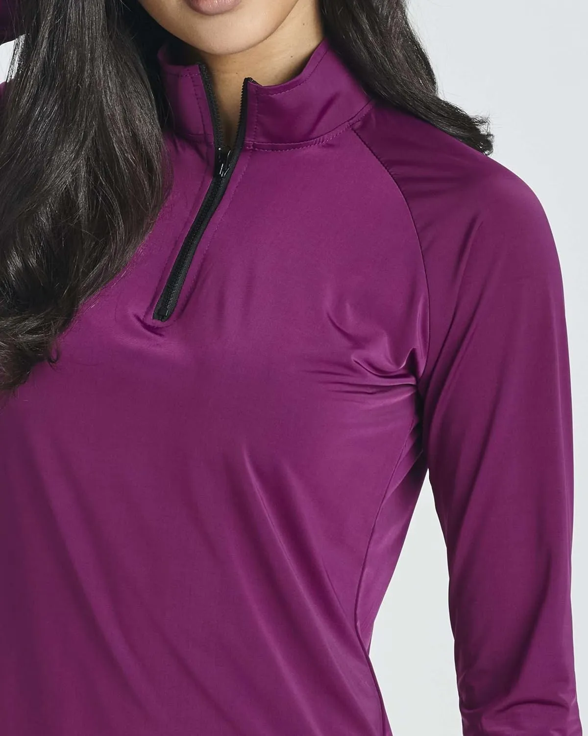 Real Essentials 3 Pack: Women's 1/4 Zip Rash Guard Long Sleeve Swim Shirt UPF Sun Protection UV Surf Tops