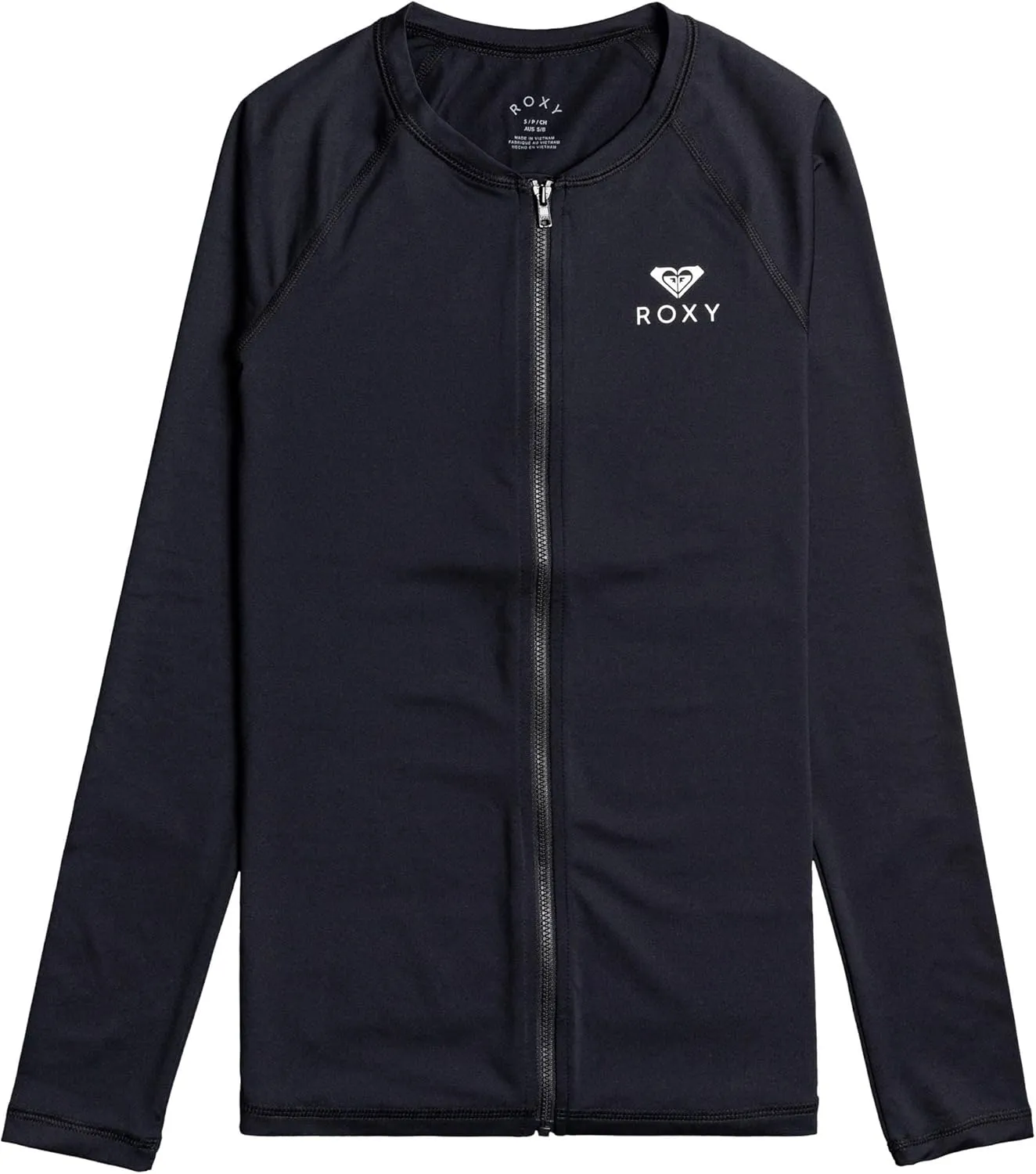 Roxy Women's Essentials Long Sleeve Zip-up Rashguard
