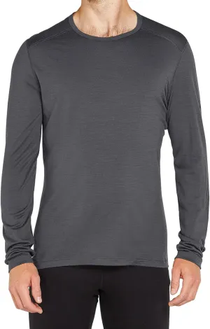 SIORO 100% Merino Wool Base Layer for Men Thermal Underwear Mens Long Sleeve T-Shirt for Hiking Hunting Odor Resistance