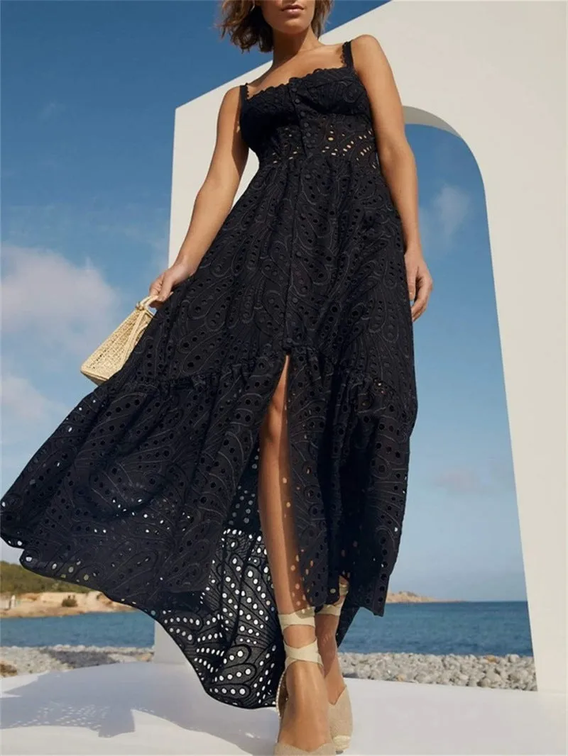Sling Irregular Fishtail Dress