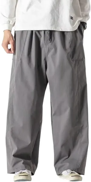 Streetwear Men's Cargo Pants Loose Sweatpants Korean Men Woman Harem Pants Oversized Casual Trousers Male