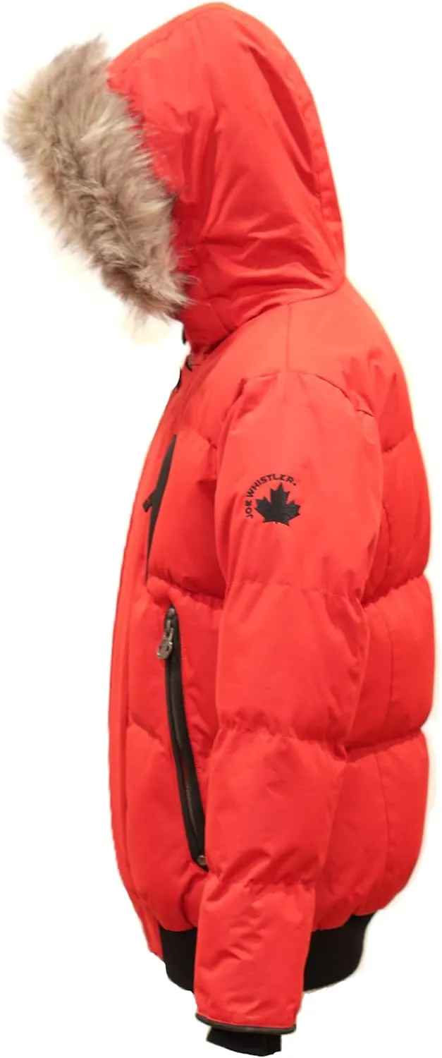 Summit Puffer Boys Heavy Puffer Winter Jacket with Hood and Removable Faux Fur