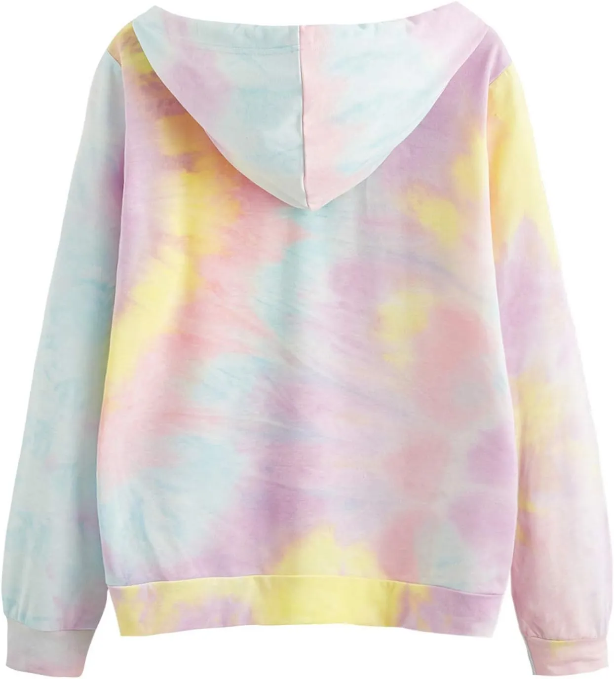 SweatyRocks Womens Long Sleeve Floral Print Pullover Hoodie Sweatshirt Tops