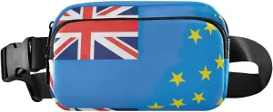 Tuvalu Flag Crossbody Bags Fanny Pack for Women, Small Mens Crossbody Bag, Hip Pouch Bag for Women, Waist Bag for Travel