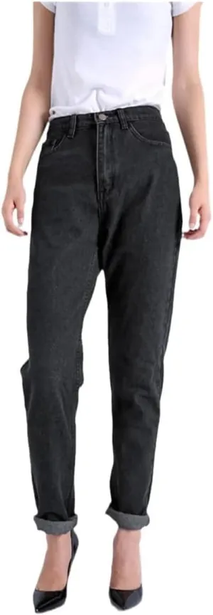 Vintage Harem Pants for Women High Waist Full Length Comfort Fit Jeans