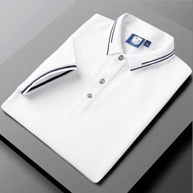 West Louis Solid Color Polo Tees