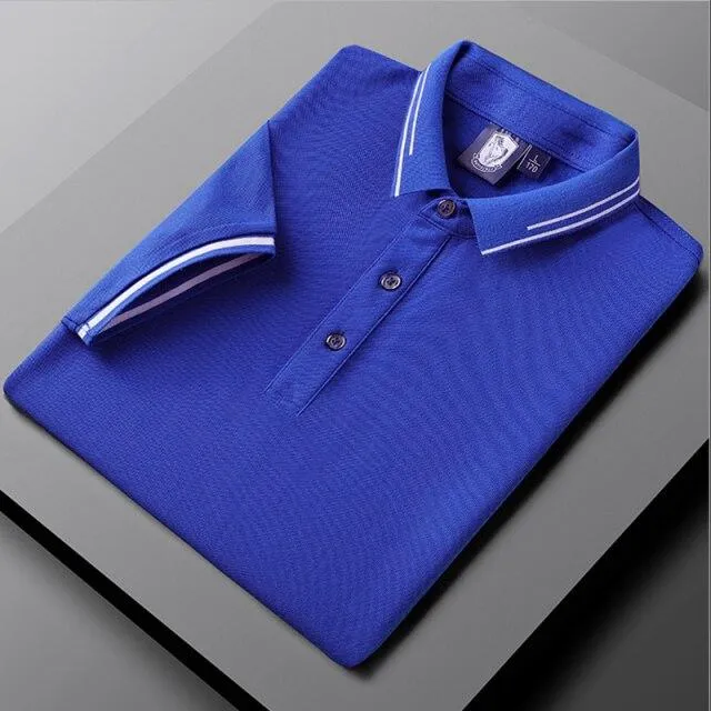 West Louis Solid Color Polo Tees