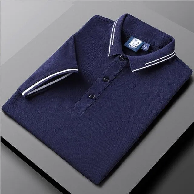 West Louis Solid Color Polo Tees