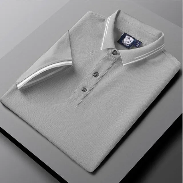 West Louis Solid Color Polo Tees