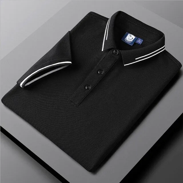 West Louis Solid Color Polo Tees