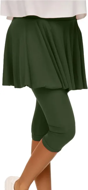 Women Quick Dry Tennis Skirts High Waisted Running Golf Athletic Skorts with Leggings Workout Gym Activewear Pants