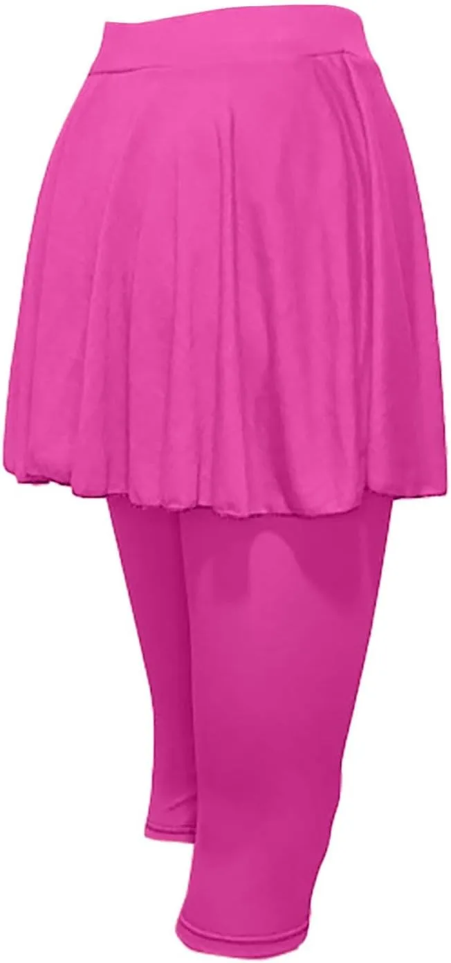 Women Quick Dry Tennis Skirts High Waisted Running Golf Athletic Skorts with Leggings Workout Gym Activewear Pants