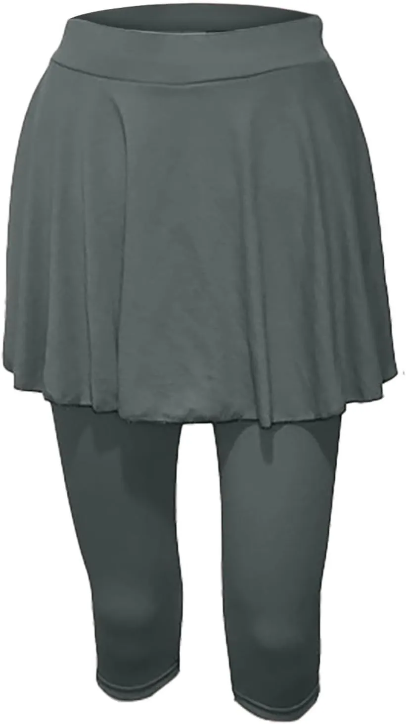 Women Quick Dry Tennis Skirts High Waisted Running Golf Athletic Skorts with Leggings Workout Gym Activewear Pants