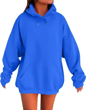 Womens Hoodies Oversized Sweatshirts Pullover Fleece Sweater Long Sleeve Winter Fall Outfits Fashion With Pockets