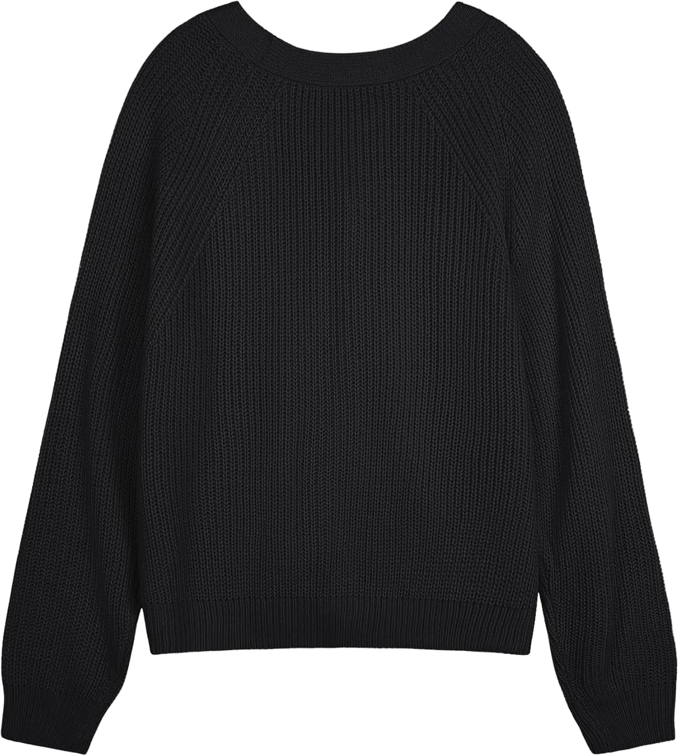 Womens Oversized Cute Chunky Knit Cardigan Fall 2024 Lightweight Sexy Crochet Hollow Out V Neck Button Sweater