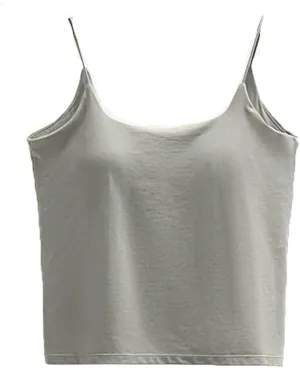 Wvapzxx Backless Bra Camisole For Women Tank Top Square Neck Sleeveless Sexy Casual Singlet Vest