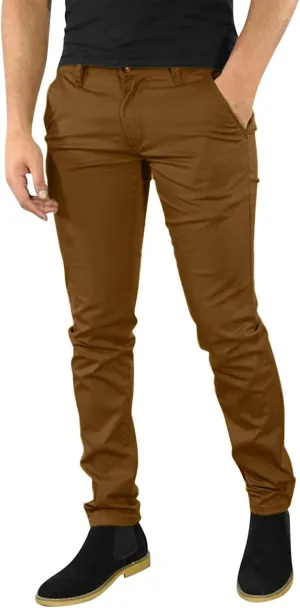XUETON Men's Casual Office Work Suit Pants Formal Dress Trousers Stretch Flat-Front Chino Golf Pants Slim Fit Tapered Pants