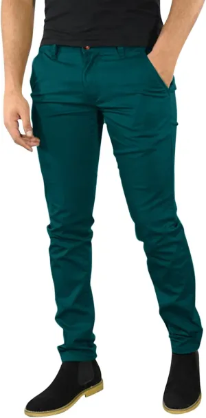 XUETON Men's Casual Office Work Suit Pants Formal Dress Trousers Stretch Flat-Front Chino Golf Pants Slim Fit Tapered Pants