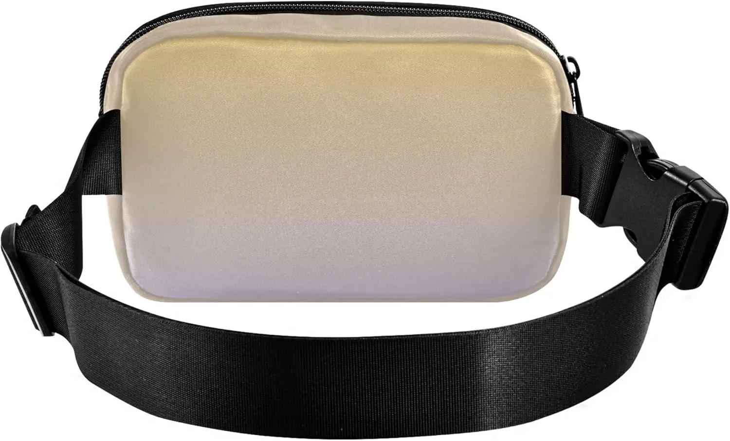 Yellow Lavender Blue Gradient Womens Fanny Pack Bright Belt Bag Hip Pouch Waterproof Crossbody Waist Bag